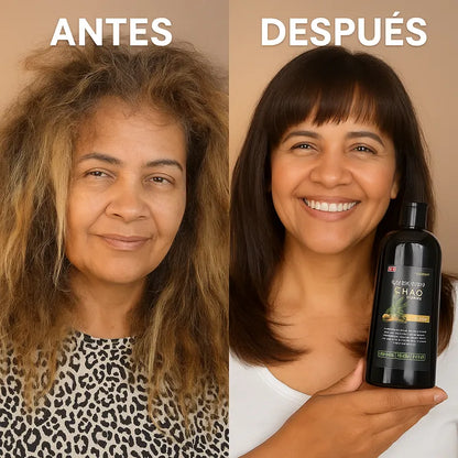 [Compra 1, Lleva 2] Champú Unissex 3x1 AntiCanas - Luce 10 Años Más Joven